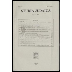 Studia Judaica. Półrocznik. R.5 (2002). Nr 1(9)