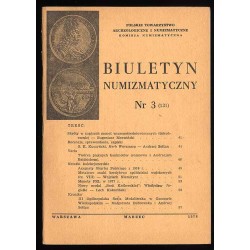 Biuletyn Numizmatyczny. 1978. Nr 3 (131) (III 1978)