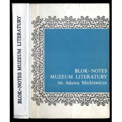Blok-Notes Muzeum Literatury im. Adama Mickiewicza. 1983 [Nr 8]