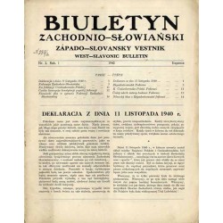 Biuletyn Zachodnio-Słowiański  Západo-Slovansky Vestnik  West-Slavian...
