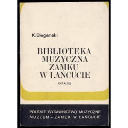 Biblioteka muzyczna Zamku w Łańcucie. Katalog