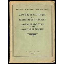 Annuaire de Statistique du Ministere des Finances. Ministère des Finances...