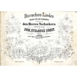 Burschen-Lieder. Walzer 55tes Werk (Op. 55)