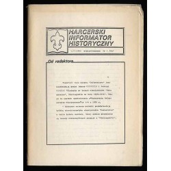 Harcerski Informator Historyczny. R.6 (1987). Nr 1 (19) (I-III 1987)