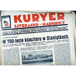Kuryer Literacko-Naukowy. R.6 (1929). Nr 37 (16 września 1929)