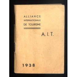 Alliance Internationale de Tourisme A.I.T. 1938