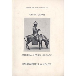 Antiquariatskatalog. Auktion 207: China. Japan. Amerika. Afrika. Südsee....