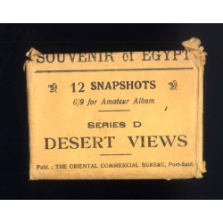 Souvenir of Egypt. 12 Snapshots. Series D: Desert Views