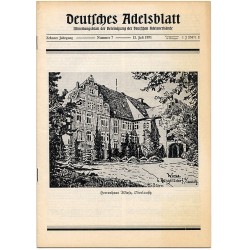Deutsches Adelsblatt. 10. Jahrgang (1971). Nr 7 (15 VII 1971) [Herrenhaus...