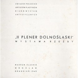 "II Plener Dolnośląski". Wystawa rzeźby