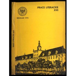 Acta Universitatis Wratislaviensis. Prace Literackie. Nr 17 (1975)