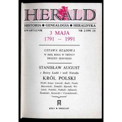 Herald. Historia. Genealogia. Heraldyka. Kwartalnik. (1991). Nr 2 (3)