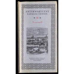 Antykwaryczny katalog-cennik. 16, Varsoviana II