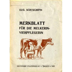 Merkblatt für die Melkerin-Viehpflegerin