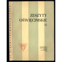 Zeszyty Oświęcimskie. Nr 12 (1970)