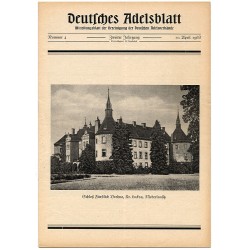 Deutsches Adelsblatt. 2. Jahrgang (1963). Nr 4 (15 IV 1963) [Schloß Fürstlich...