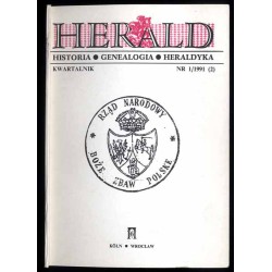 Herald. Historia. Genealogia. Heraldyka. Kwartalnik. (1991) Nr 1 (2)