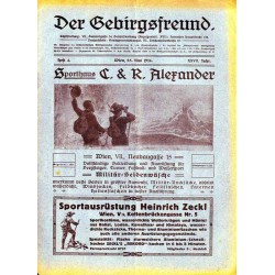Der Gebirgsfreund. Zeitschrift des Oesterreichischen Gebirgsvereins. 27....