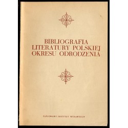 Bibliografia literatury polskiej okresu Odrodzenia (materiały)