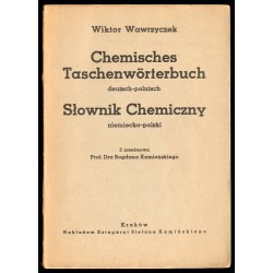 Chemisches Taschenwörterbuch deutsch-polnisch. Słownik Chemiczny...