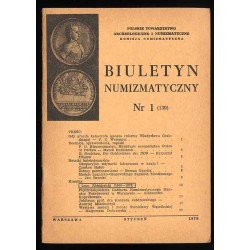 Biuletyn Numizmatyczny. 1979. Nr 1 (139) (I 1979)