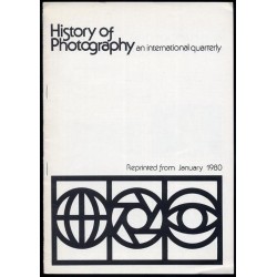 History of Photography an International Quarterly. Reprinted from January...