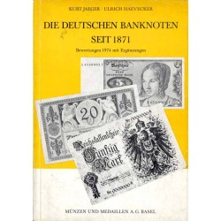 Bewertungstabellen und Ergänzungen zu
die deutschen Banknoten seit 1871