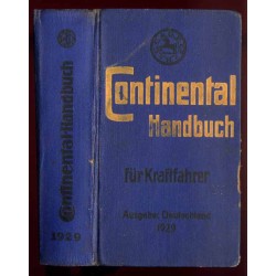 Continental. Handbuch für Kraftfahrer. Ausgabe 1929