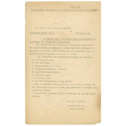 Pismo do Sądu Legionów Polskich w Dęblinie z 3.07.1917 (An das Gericht der...