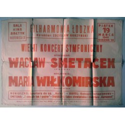 Koncert symfoniczny Filharmonii Łódzkiej / Łódź 1948