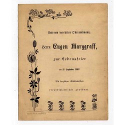 Wiersz (piosenka bez nut) dla Oberamtmanna (wyższego urzędnika) Eugena...