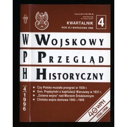 Wojskowy Przegląd Historyczny. R. 41 (1996). Nr 4 (158) (Październik -...