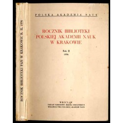 Rocznik Biblioteki Polskiej Akademii Nauk w Krakowie. R.2 (1956)