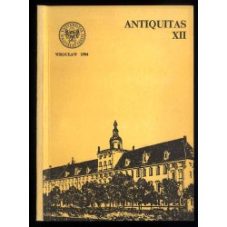 Acta Universitatis Wratislaviensis. Antiquitas. T.12 (1984)