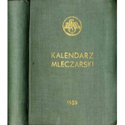 Kalendarz Mleczarski na Rok 1959. R. 13
