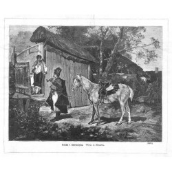 "Kozak i dziewczyna. Obraz J. Brandta. (3670)"