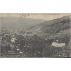 Bad-Schwarzbach i. Isergebirge mit Kurhaus und Tafelfichte
