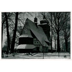 Łaziska powiat rybnicki, Śląsk. Kościół drewniany z 18 w. [...] Fot. Otton...