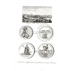 "Cracowia dalla parte meridionale" / Secondo due medaglie esistenti nel gabinetto numismatico di Warsavia
