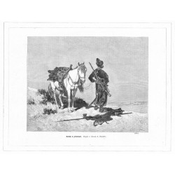 "Kozak u przewozu. Kopia z obrazu J. Brandta. (5976)"