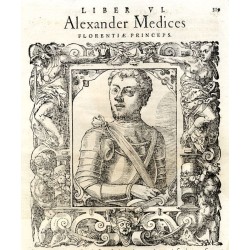 "Alexander Medices FLORENTIÆ PRINCEPS."