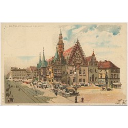 Breslau - Rathaus Ostseite