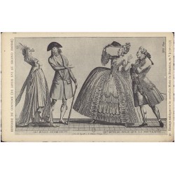 39. Estampe satirque sur les nouvelles Modes du Directoire, an V (1796-1797)