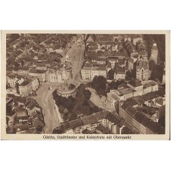 Görlitz, Stadttheater und Kaisertrutz mit Obermarkt