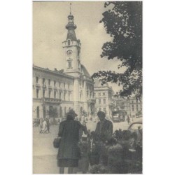 Warszawa przedwojenna - Varsovie d'avant-guerre. Plac Teatralny - Ratusz...