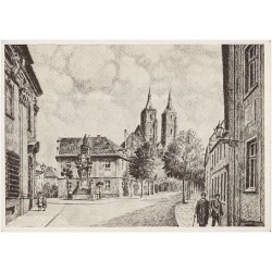 "Domstraße" Blick nach dem Dom. Nach Original-Zeichnungen von F. A. Hartlieb...