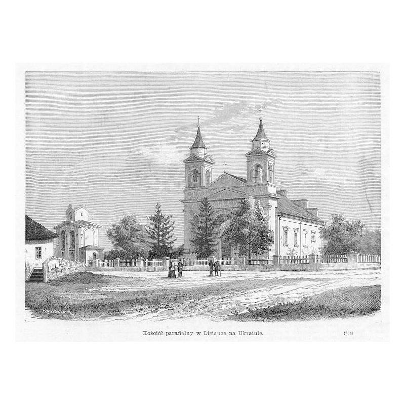 "Kościół parafialny w Lisiance na Ukrainie. (234)"