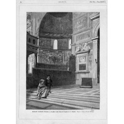 "Grobowiec kardynała Hozyusza w bazylice Santa Maria di Transtevere w Rzymie....