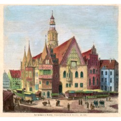 "Das Rathhaus in Breslau. Originalzeichnung von R. Stieler. [...]"