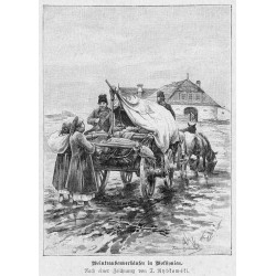 "Weintraubenverkäufer in Wolhynien. Nach einer Zeichnung von T. Rybkowski."